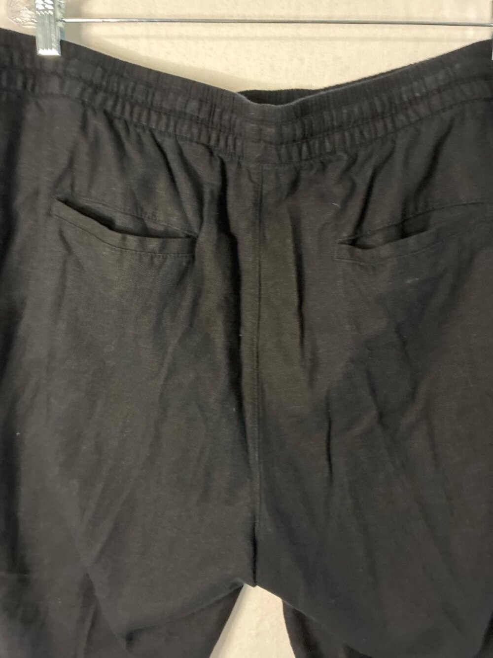 Old Navy Black Linen Blend Cropped Pants – Women's XL - Picture 5 of 11